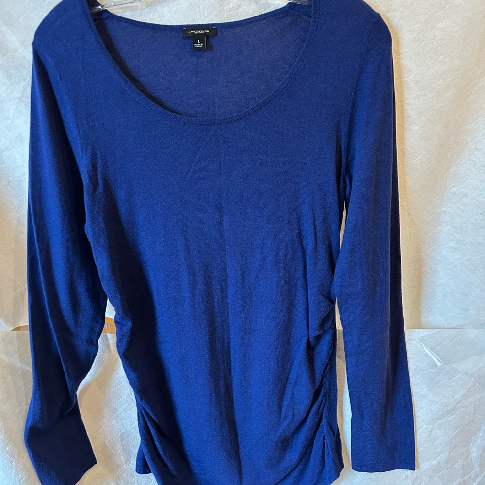 Ann Taylor Sweater with side ruching